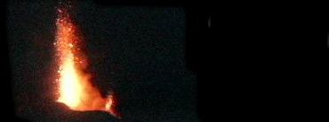 Stromboli. Noviembre 2002. web-CAM del INGV de Catania