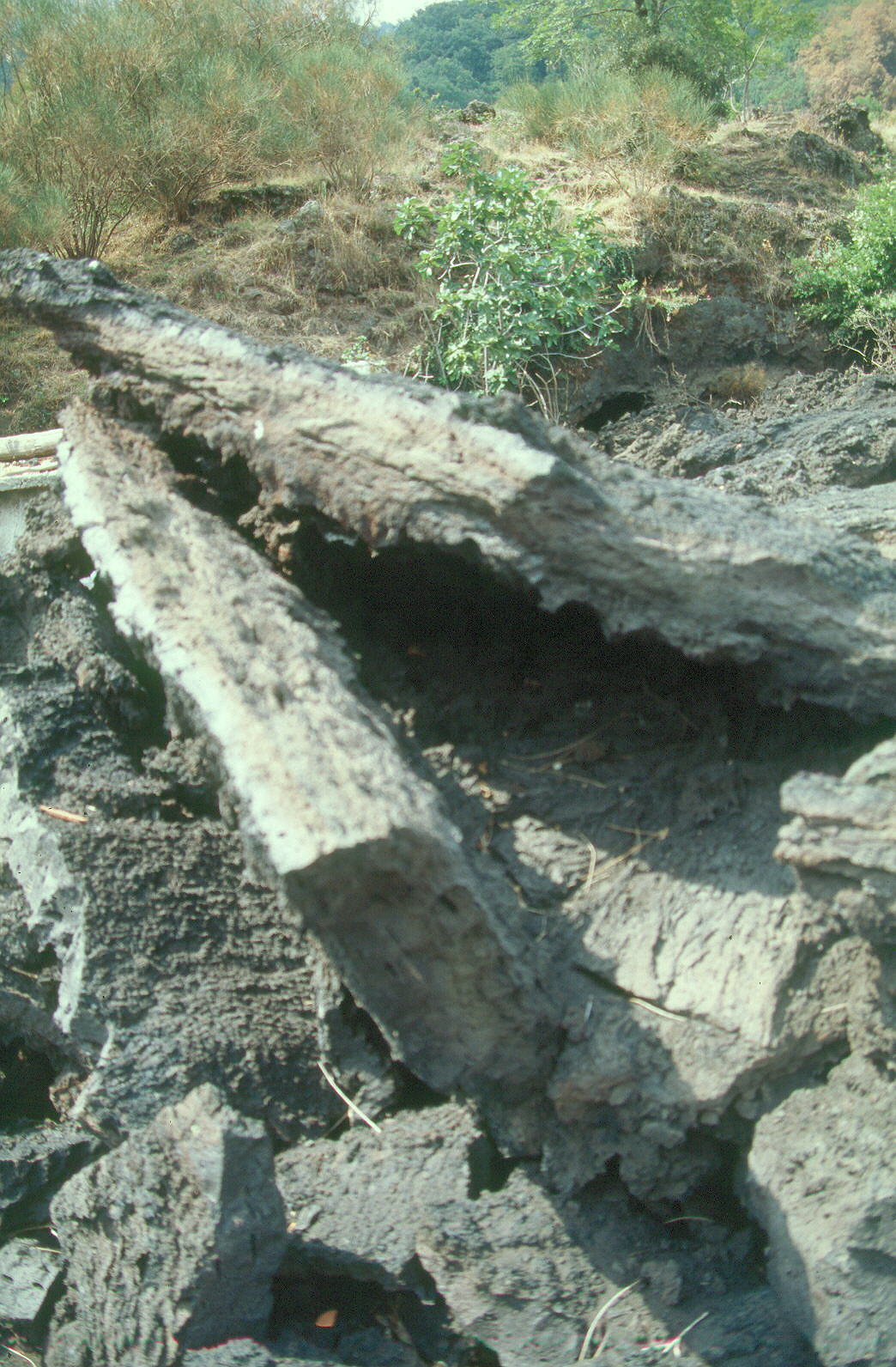 Planchas levantadas en las coladas