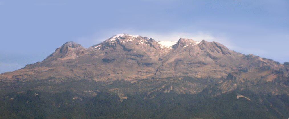 Da despejado en la cima