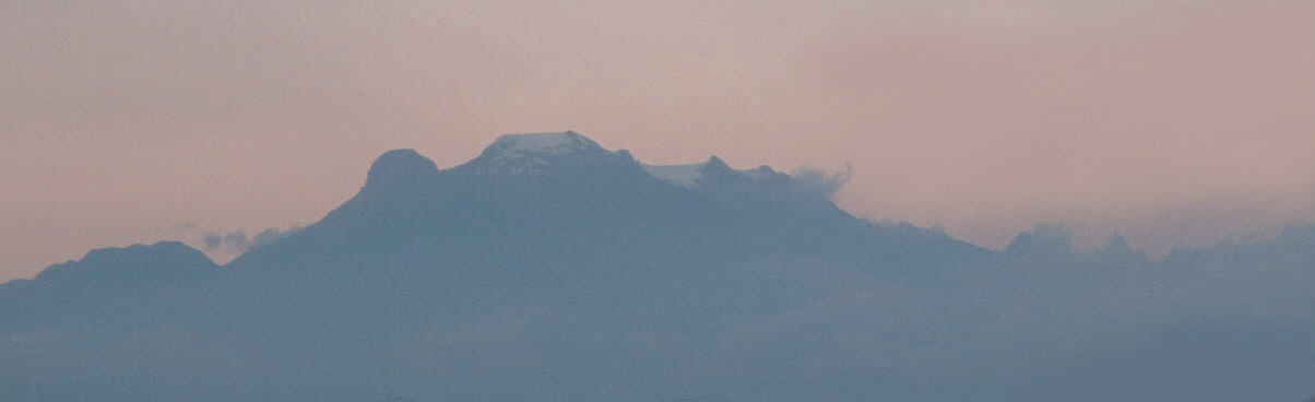 Atardecer en el l Izta desde Amecameca