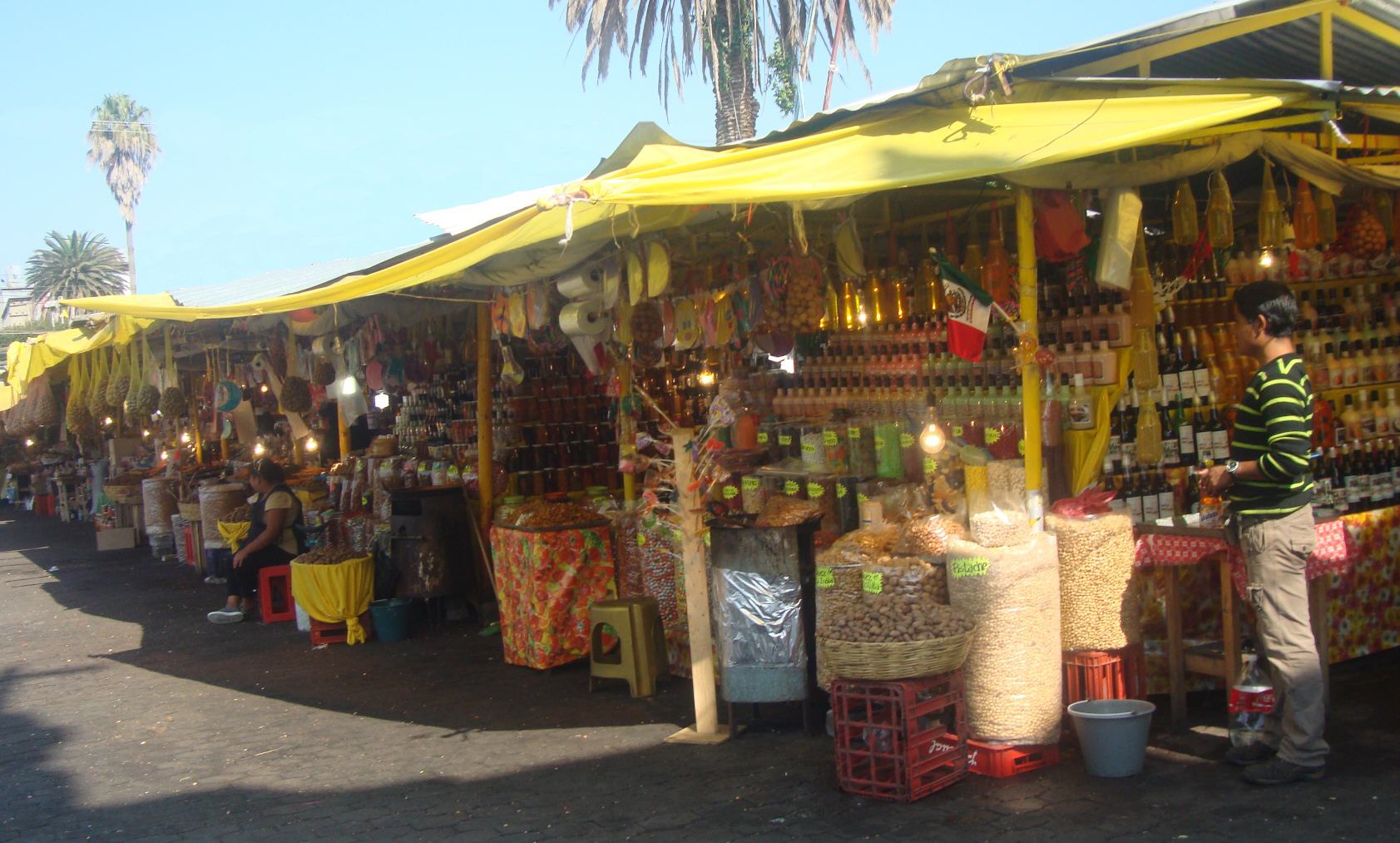 Colores en el mercado de Amecameca