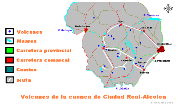 Volcanes de la ruta
