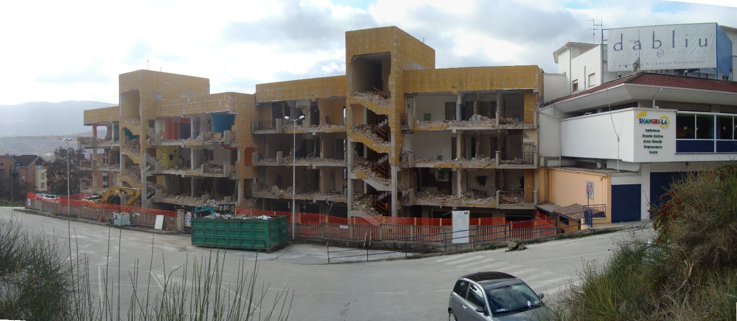 Los daos en edificios fueron muy importantes