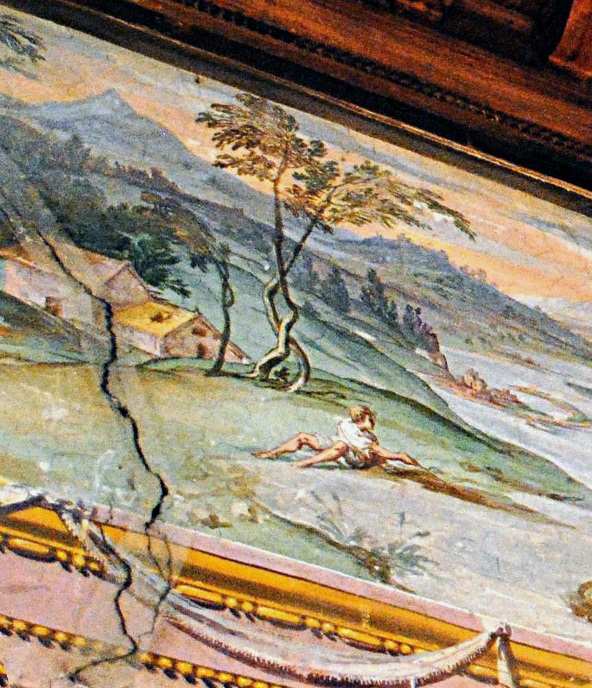 Frescos daados en Villa Farnesio. Caprarola