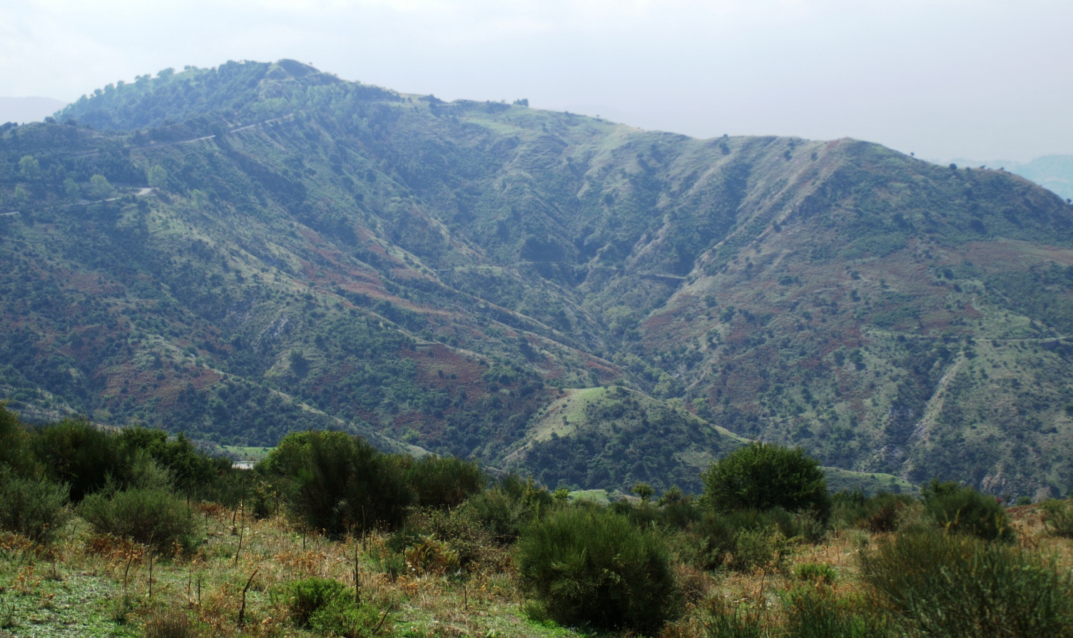 Barrancos en los Montes Peloritani
