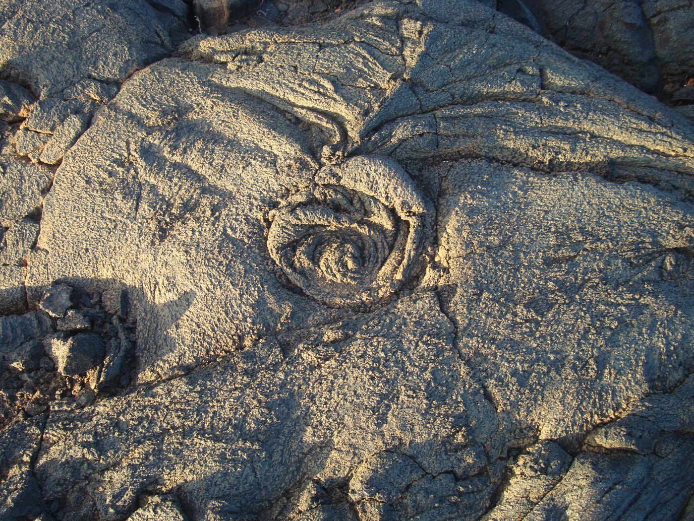 Espiral de lava. La Restinga