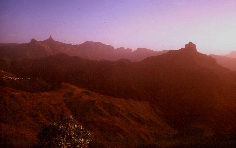 Calima en las cumbres