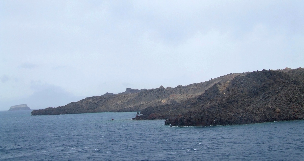 Coladas aa de la erupcin de 1707 y 1950