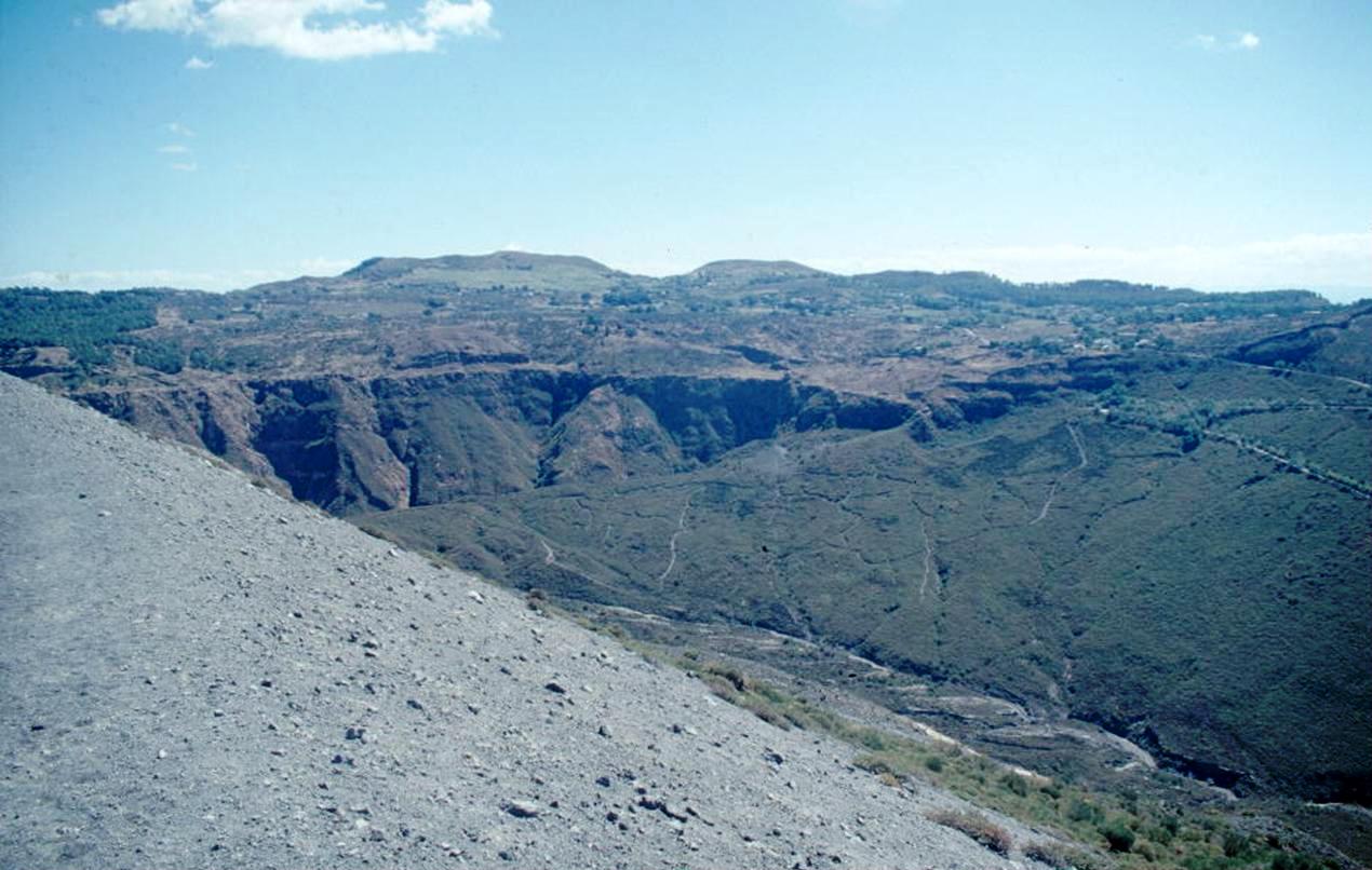 Contacto entre los depsitos de 1888 y del Piano Caldera
