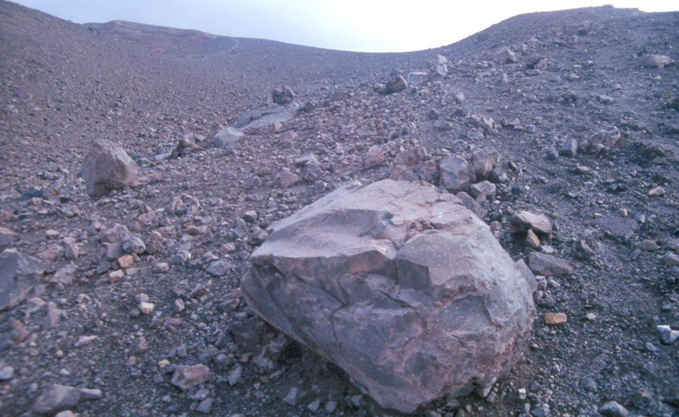 Bloques emitidos en la erupcin de 1888