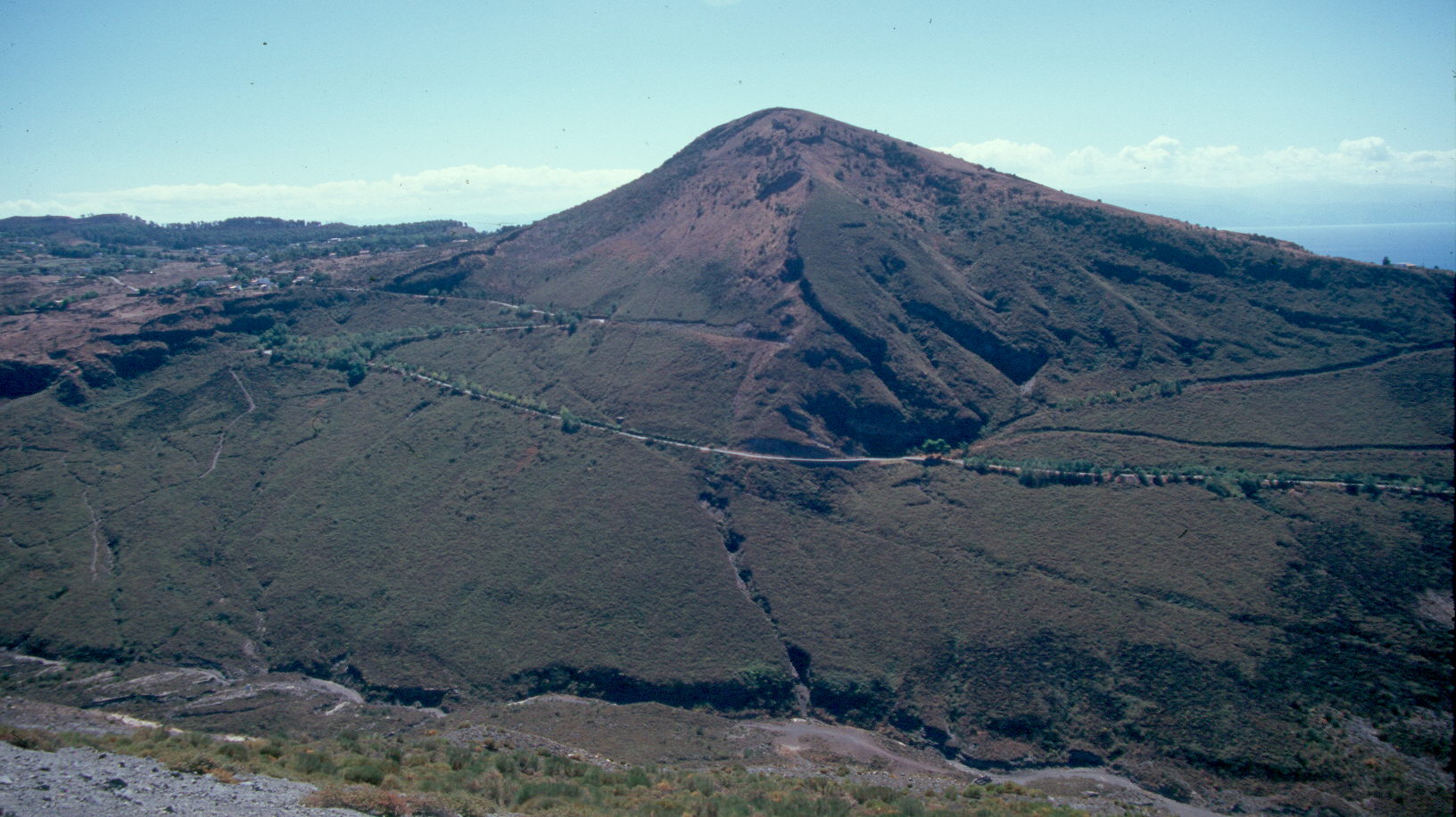 Restos del primitivo estratovolcn